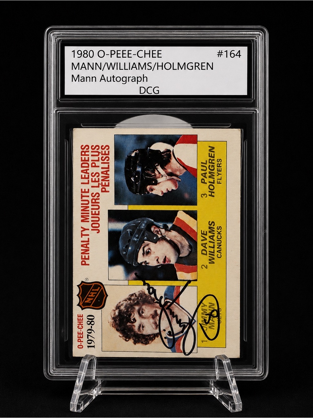 1980 Hockey Trading Card - Autographed